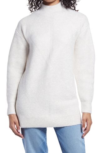 Halogen + Textured Tunic Sweater