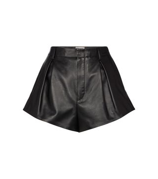 Saint Laurent + Leather Shorts