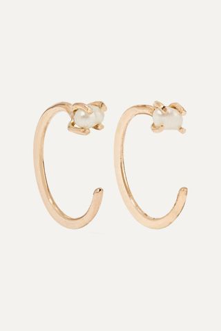 Melissa Joy Manning + Gold Pearl Earrings