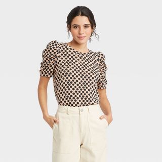 Who What Wear x Target + Puff Elbow Sleeve Sweater