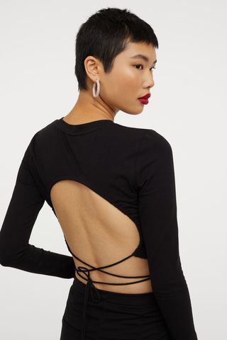 H&M + Open-Backed Top