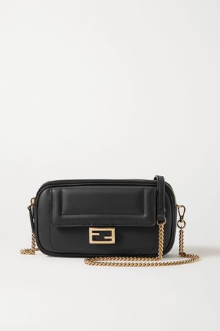 Fendi + Easy 2 Baguette Leather Shoulder Bag