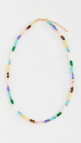 Missoma + Gold Mix Stone Necklace