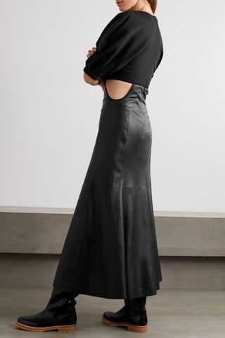 Gabriela Hearst + Monod Cutout Midi Dress