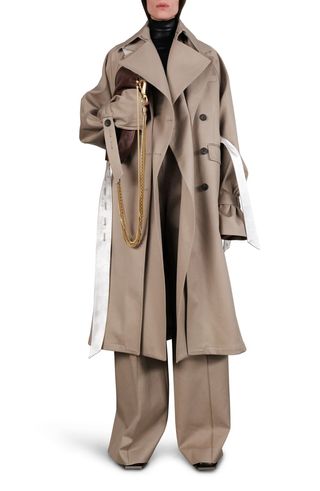 Peter Do + Oversize Layered Trench Coat