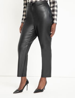 Eloquii + Slim Faux Leather Pant