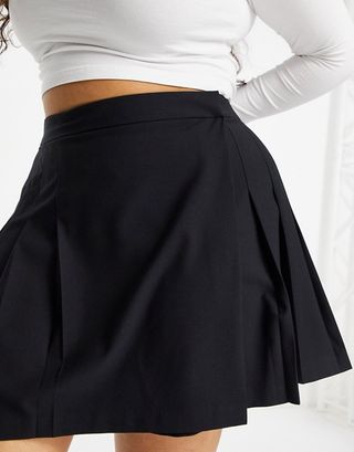 ASOS Design + Pleated Mini Skirt