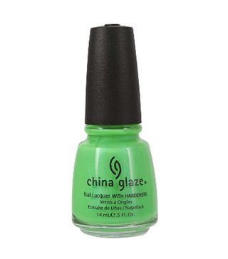 China Glaze + Nail Lacquer With Hardeners in In the Lime Light