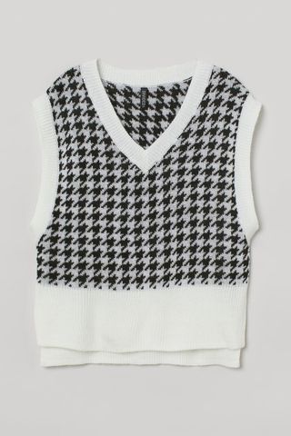 H&M + Cable-Knit Sweater Vest