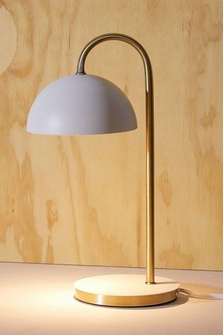 Urban Outfitters + White Dome Table Lamp