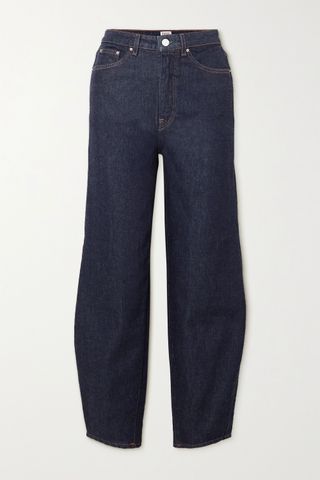 Totême + High-Rise Tapered Jeans