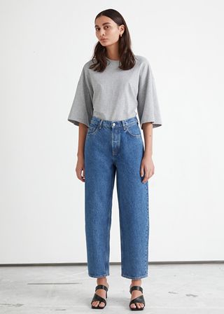 & Other Stories + Major Cut Cropped Jeans
