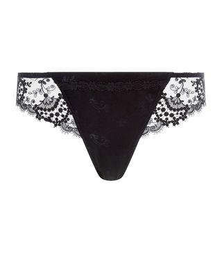 Simone Pérèle + Lace Embroidered Thong
