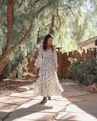 Christy Dawn + The Aimee Dress | Navy Vine