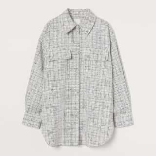 H&M + Bouclé Shirt Jacket