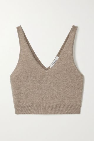 Frame + Cropped Cashmere Tank