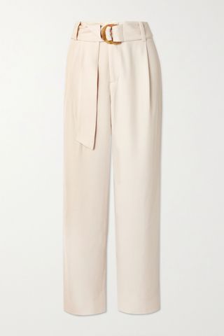 Vince + Belted Twill Tapered Pants