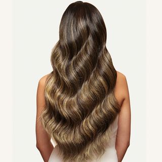 Luxy Hair + 20-Inch Classic Mocha Brown Highlights Volume Bundle Clip-Ins
