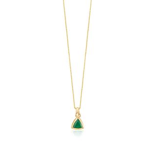 Edge of Ember + Green Onyx Charm Necklace