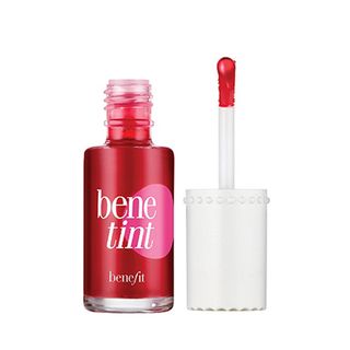 Benefit Cosmetics + Lip 
Cheek Stain and Tint in Rose