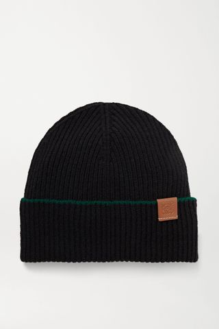 Loewe + Ribbed Wool Beanie