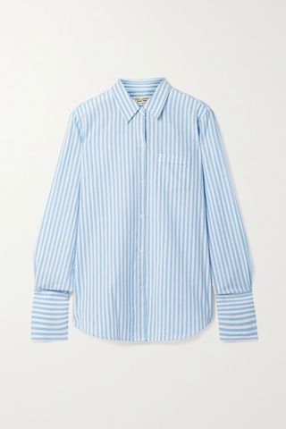 Nili Lotan + Striped Cotton Shirt