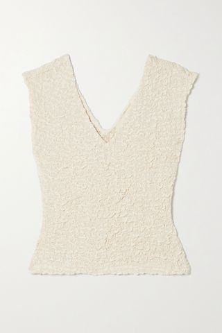 Mara Hoffman + + Net Sustain Poppy Smocked Tencel Modal Tank