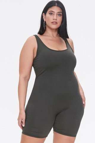 Forever 21 + Plus Size Fitted Tank Romper