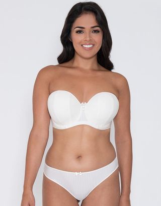 Curvy Kate + Luxe Strapless Bra Ivory