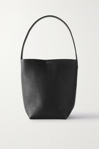 The Row + N/S Park Small Textured-Leather Tote