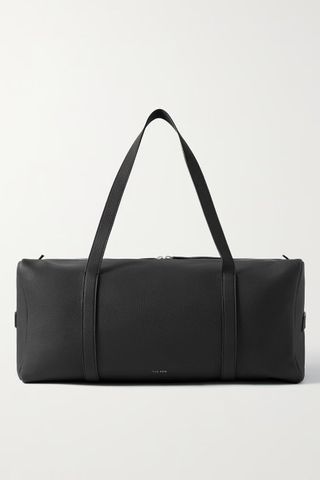 The Row + Gio Textured-Leather Weekender Bag