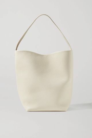 The Row + N/S Park Textured-Leather Tote