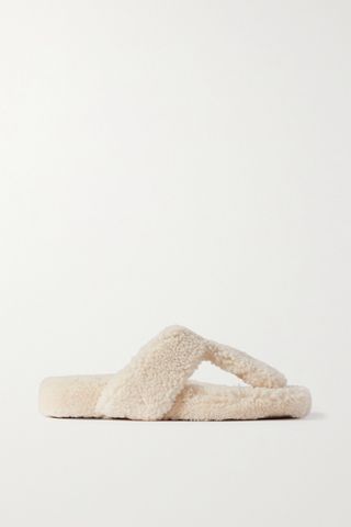 Aquazzura + Relax Shearling Sandals