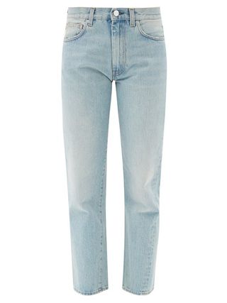 Totême + Original Cropped Straight-Leg Jeans