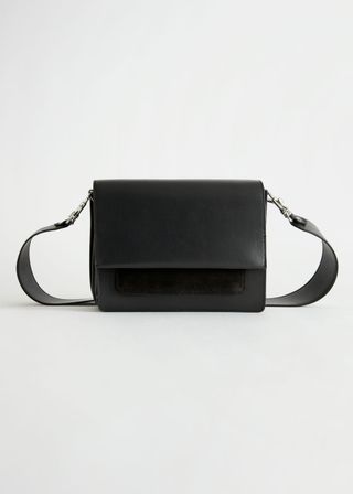 & Other Stories + Short Leather Cross Body Bag