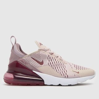 Nike + Pale Pink Air Max 270 Trainers