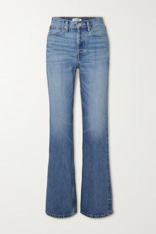 RE/DONE + 70's High-Rise Straight-Leg Jeans
