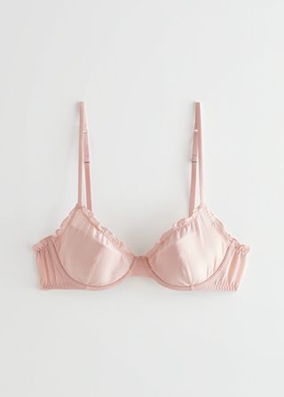 & Other Stories + Padded Mulberry Silk Bra