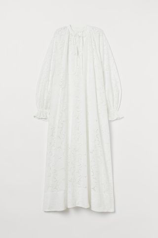 H&M + Eyelet Embroidered Dress