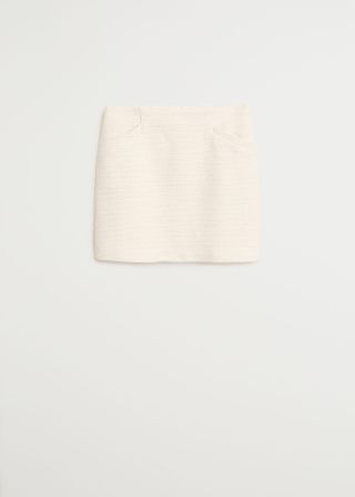 Mango + Tweed Miniskirt