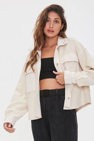 Forever 21 + Buttoned Oil Wash Jacket