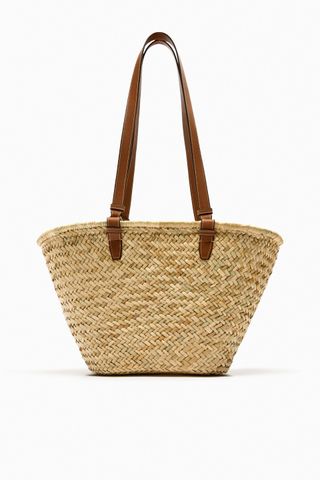 Zara + Woven Shoulder Bag