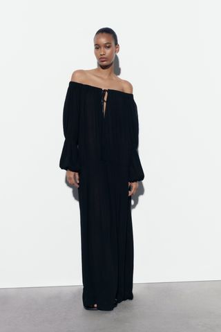 Zara + Long Viscose Dress