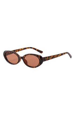 Fifth & Ninth + Taya 53mm Polarized Oval Sunglasses