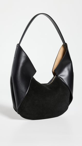 Ree Projects + Riva Mini Suede Soft Calf Hobo Bag