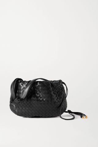 Bottega Veneta + The Small Bulb Gathered Intrecciato Leather Shoulder Bag