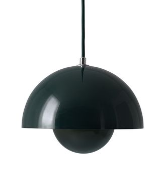 &Tradition + Flowerpot Pendant Light in Dark Green