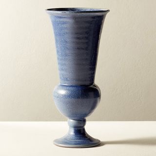CB2 + Mandra Blue Terracotta Vase