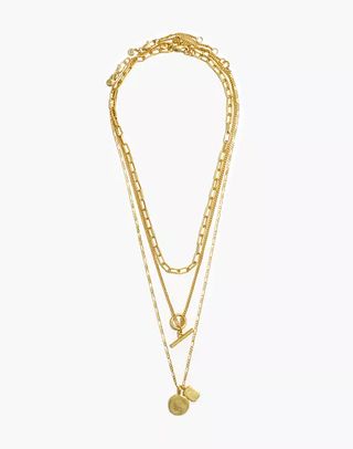 Madewell + Toggle Chain Necklace Set