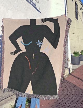Meroon + Femme Woven Tapestry Blanket